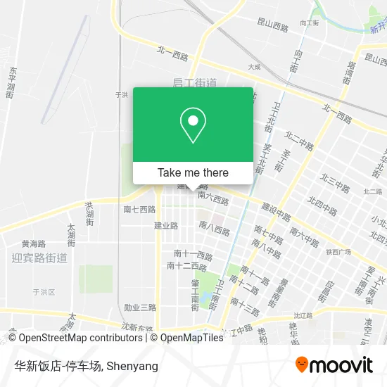 华新饭店-停车场 map