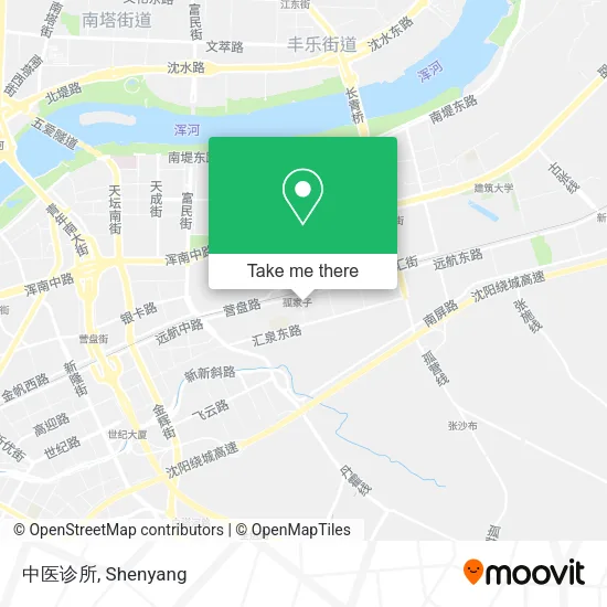 中医诊所 map