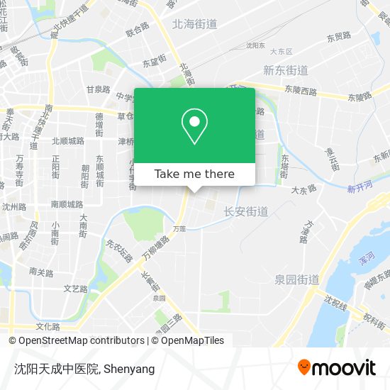 沈阳天成中医院 map
