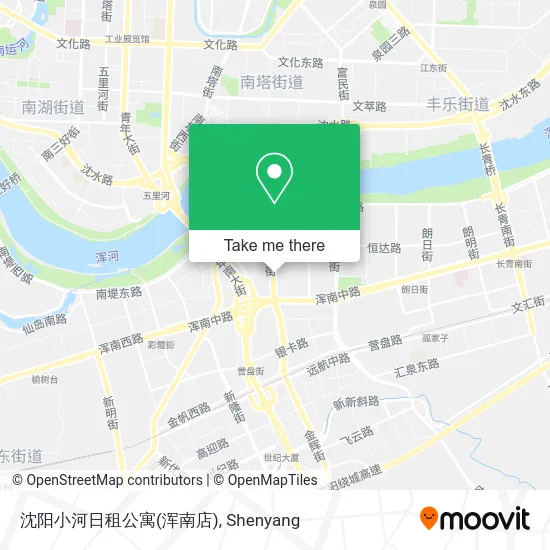 沈阳小河日租公寓(浑南店) map