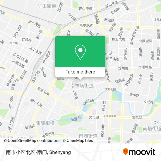 南市小区北区-南门 map