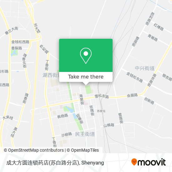 成大方圆连锁药店(苏白路分店) map
