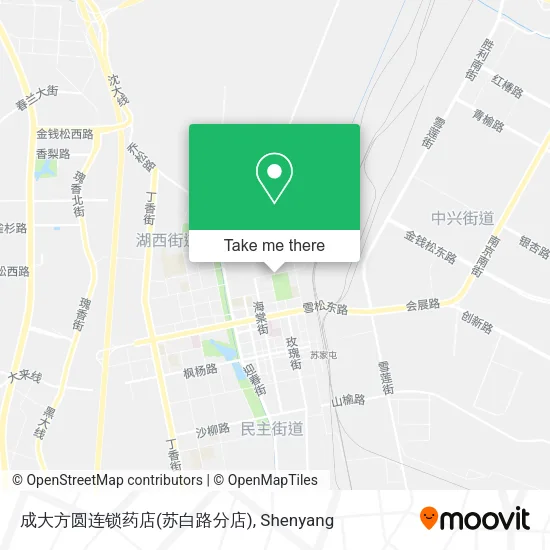 成大方圆连锁药店(苏白路分店) map