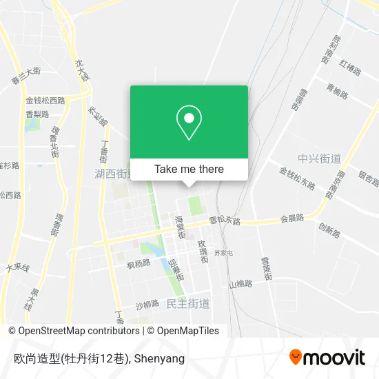 欧尚造型(牡丹街12巷) map