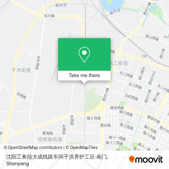 沈阳工务段大成线路车间于洪养护工区-南门 map