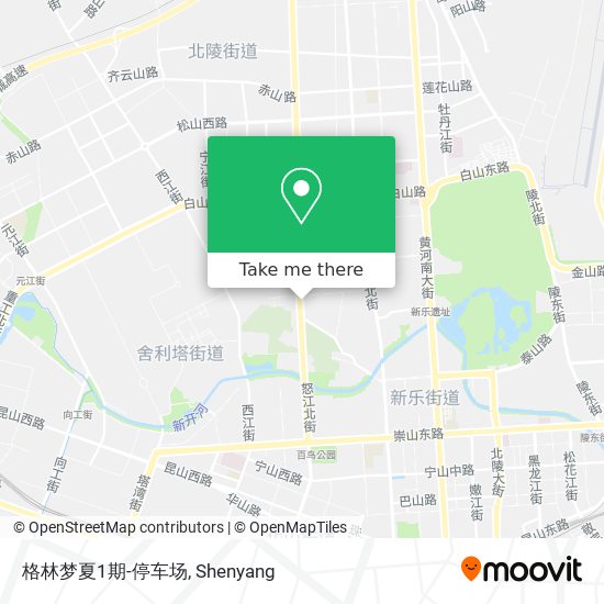 格林梦夏1期-停车场 map