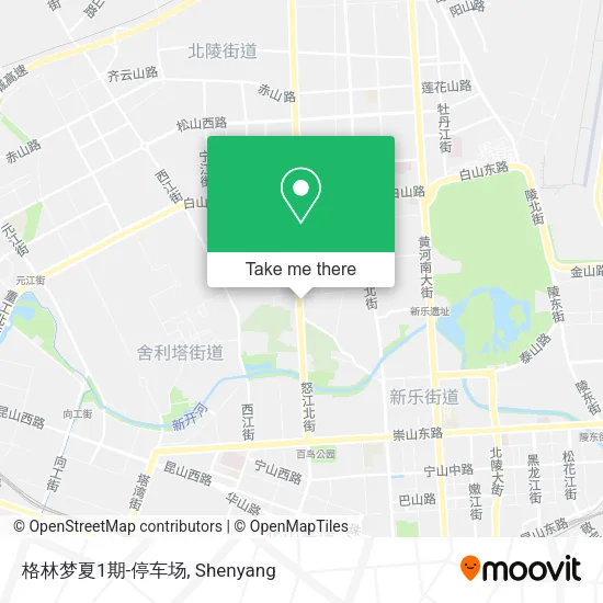 格林梦夏1期-停车场 map