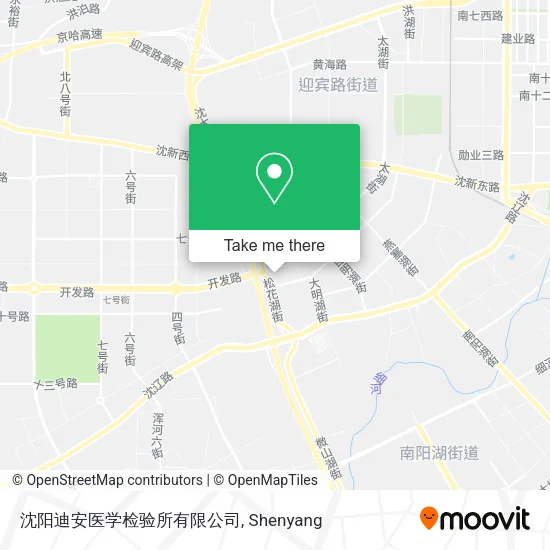 沈阳迪安医学检验所有限公司 map