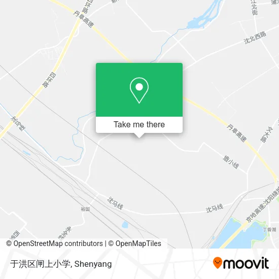 于洪区闸上小学 map