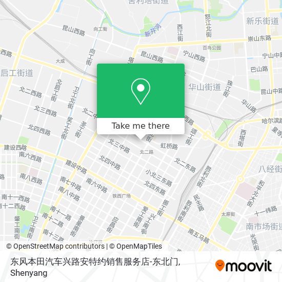 东风本田汽车兴路安特约销售服务店-东北门 map