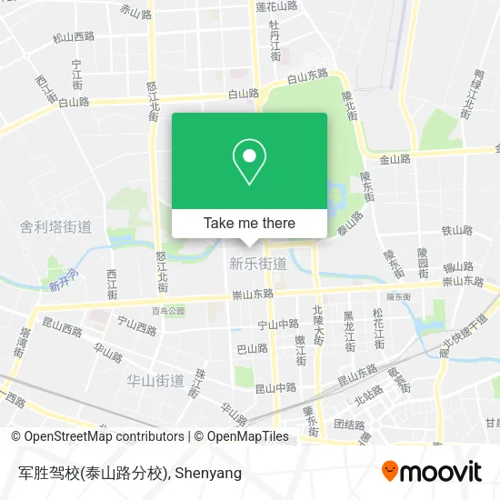 军胜驾校(泰山路分校) map