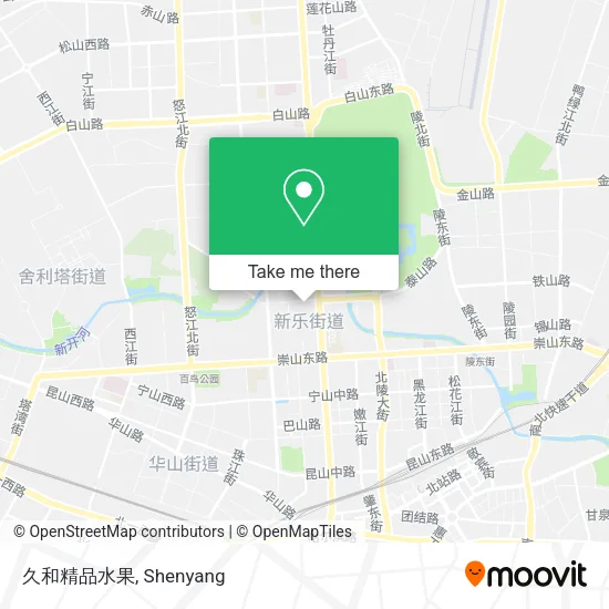 久和精品水果 map