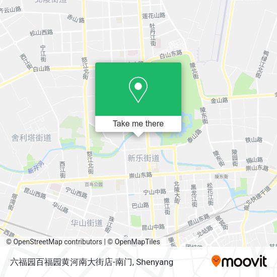 六福园百福园黄河南大街店-南门 map