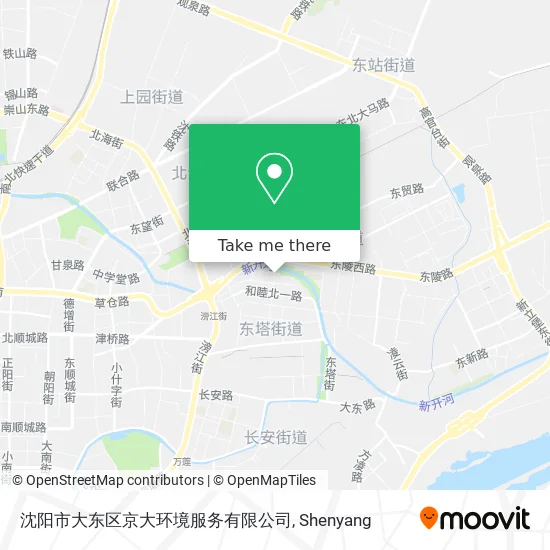 沈阳市大东区京大环境服务有限公司 map