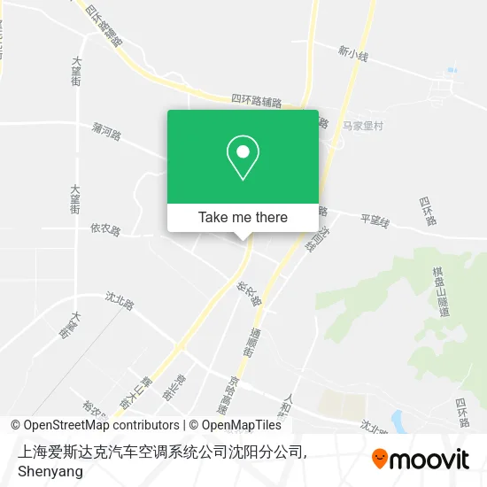 上海爱斯达克汽车空调系统公司沈阳分公司 map