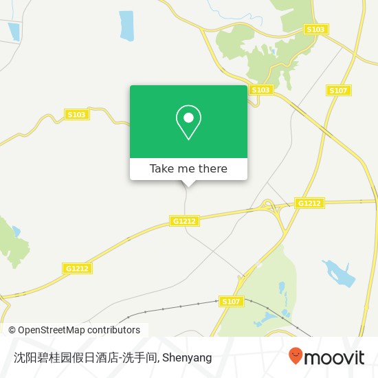 沈阳碧桂园假日酒店-洗手间 map