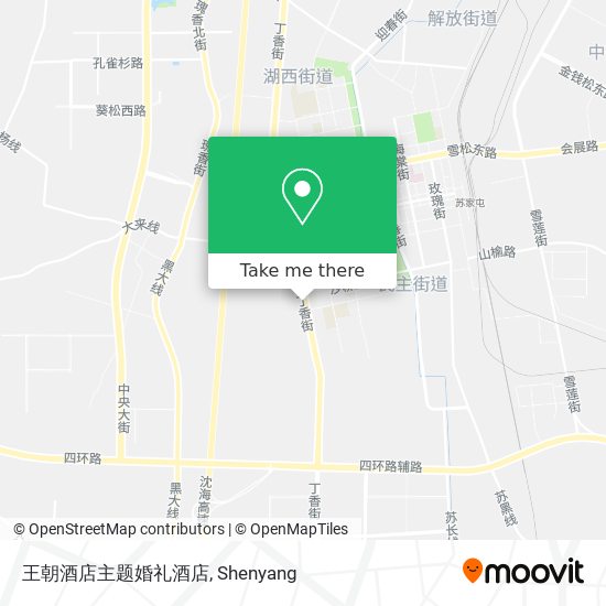 王朝酒店主题婚礼酒店 map