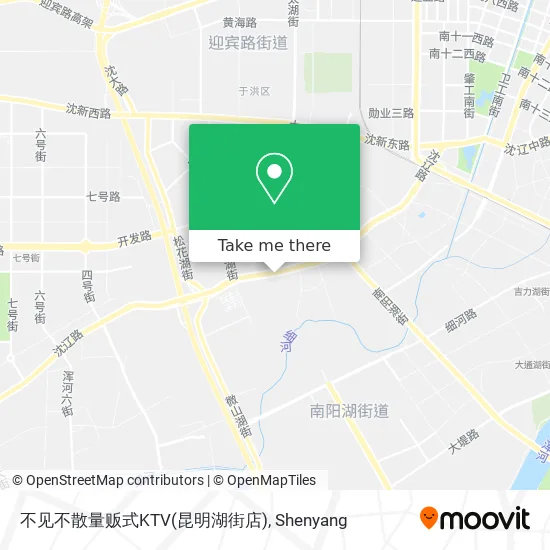 不见不散量贩式KTV(昆明湖街店) map
