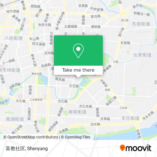 富教社区 map