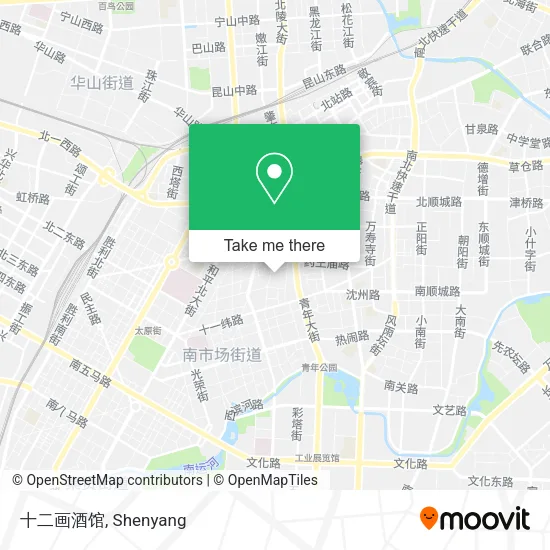 十二画酒馆 map