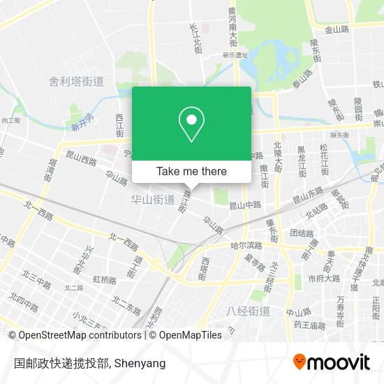 国邮政快递揽投部 map