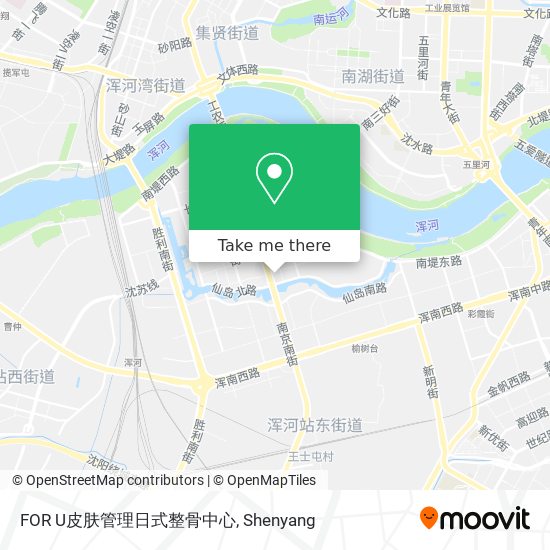 FOR U皮肤管理日式整骨中心 map