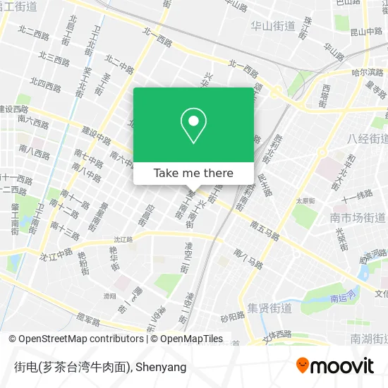 街电(芗茶台湾牛肉面) map