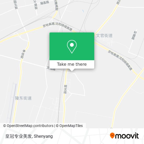 皇冠专业美发 map