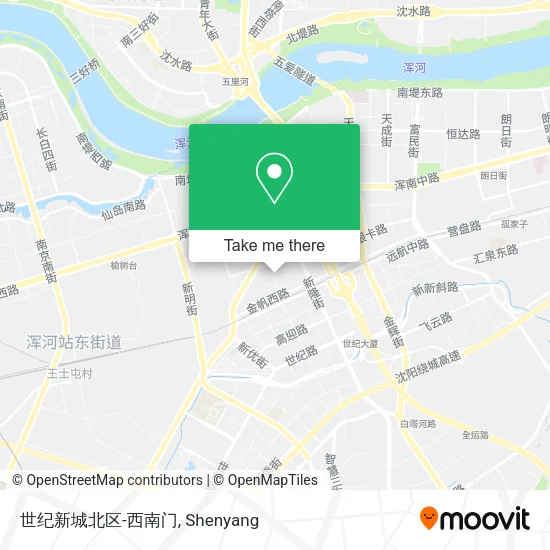 世纪新城北区-西南门 map