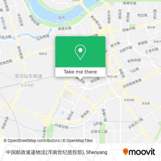 中国邮政速递物流(浑南世纪揽投部) map