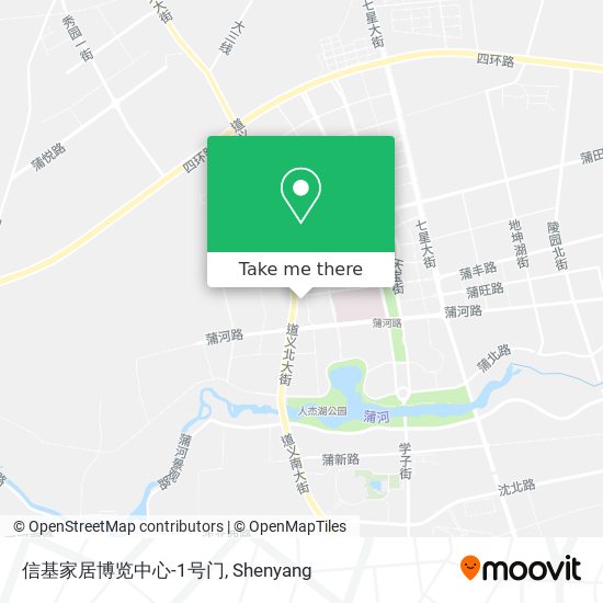 信基家居博览中心-1号门 map