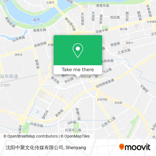 沈阳中聚文化传媒有限公司 map