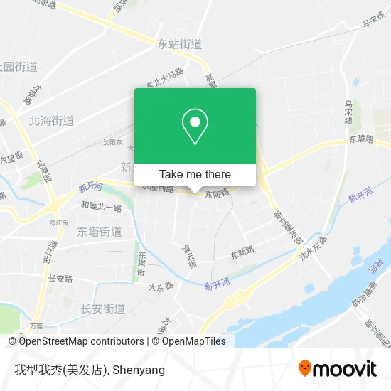 我型我秀(美发店) map