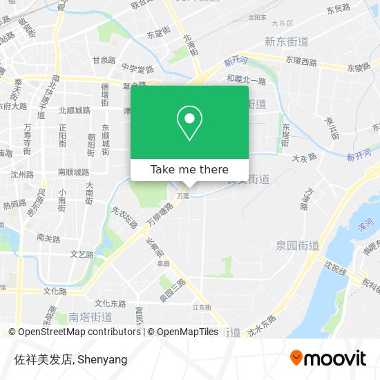 佐祥美发店 map