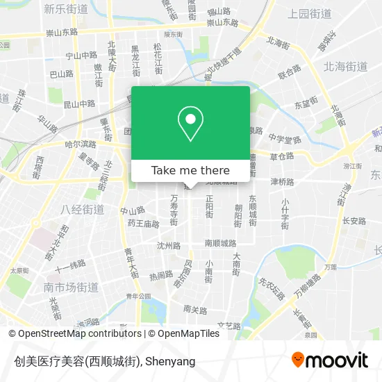 创美医疗美容(西顺城街) map
