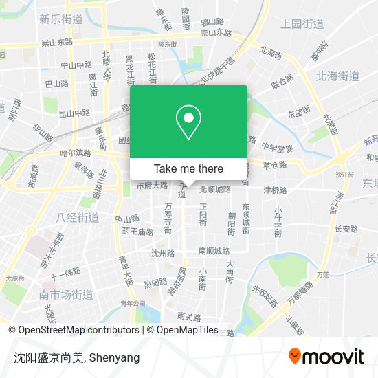沈阳盛京尚美 map