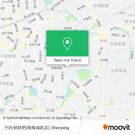 巴氏鲜奶吧(南顺城路店) map