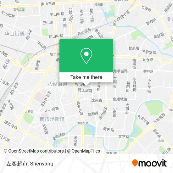 左客超市 map