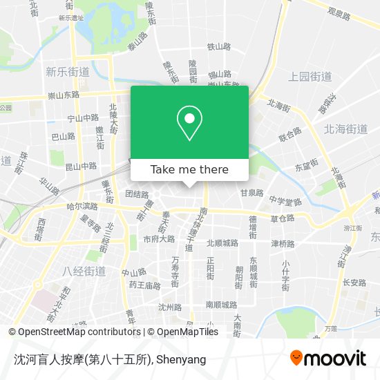 沈河盲人按摩(第八十五所) map