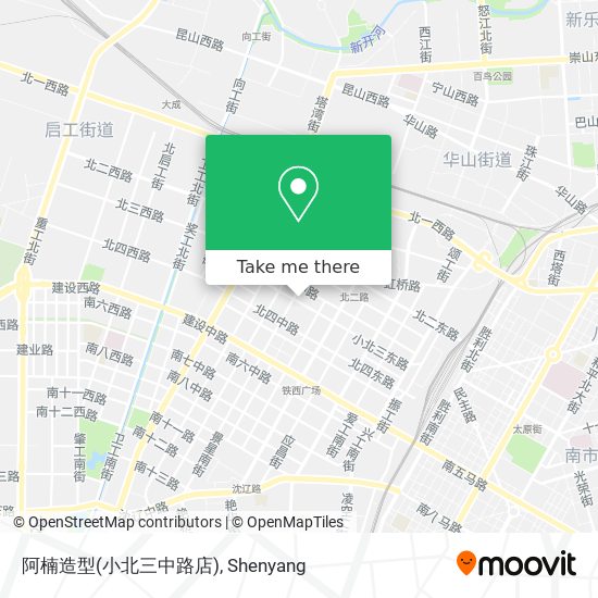 阿楠造型(小北三中路店) map