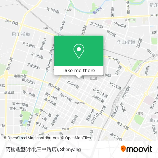阿楠造型(小北三中路店) map