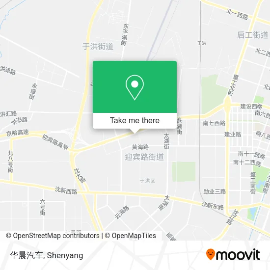 华晨汽车 map