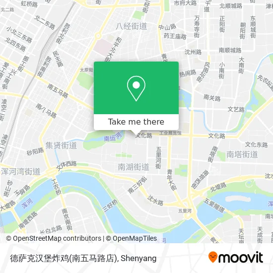 德萨克汉堡炸鸡(南五马路店) map