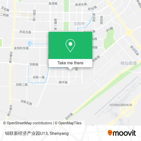 锦联新经济产业园U13 map