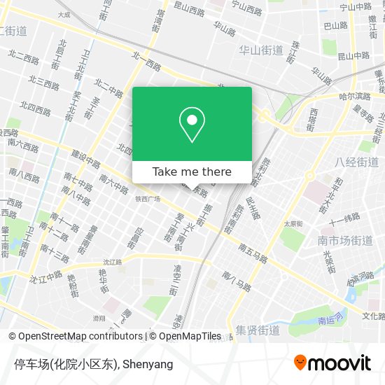 停车场(化院小区东) map