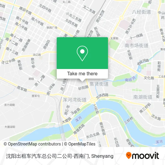 沈阳出租车汽车总公司二公司-西南门 map