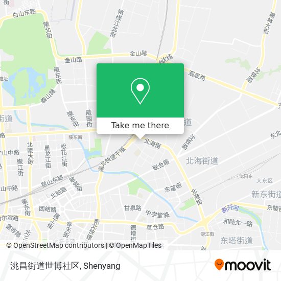洮昌街道世博社区 map