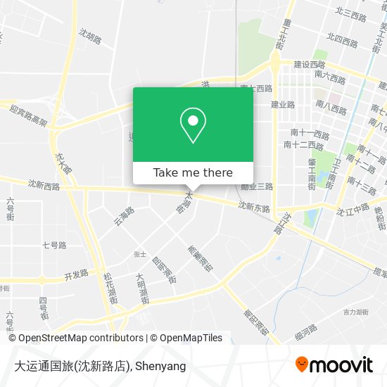大运通国旅(沈新路店) map