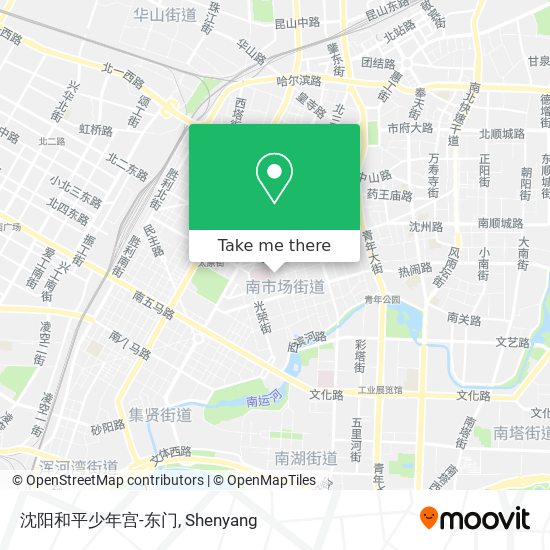 沈阳和平少年宫-东门 map