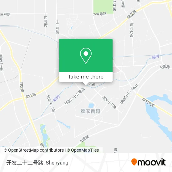 开发二十二号路 map